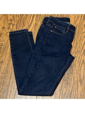 White House Black Market Jeans Size XS 30" NOIR Women's Denim Stretch Jeans U12d